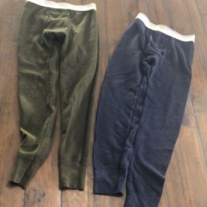Set of 2 thermal/insulated underwear pants
